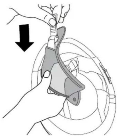 Schuberth Concept - REMOVING HEAD PAD - 2