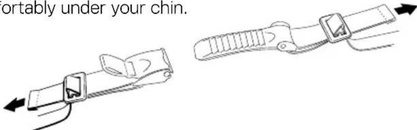 Schuberth Concept - ADJUSTING THE CHINSTRAP - 1