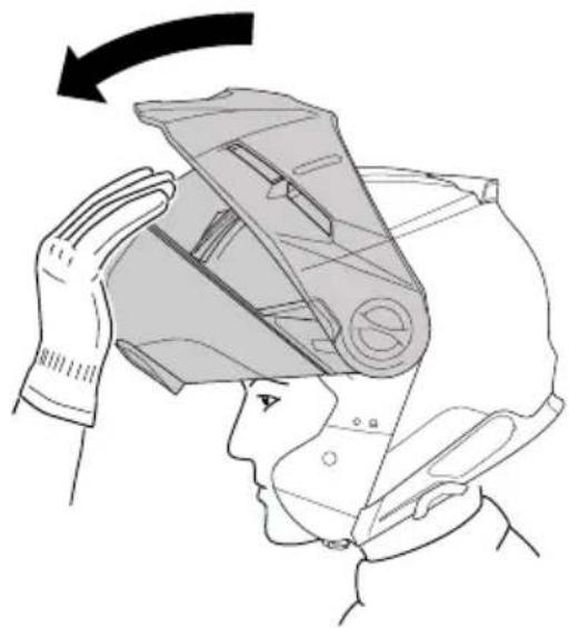 Schuberth E2 - OUVERTURE DE LA MENTONNIÈRE - 4