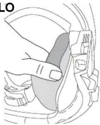 Schuberth E2 - INSTALACIÓN ALMOHADILLA PARA EL CUELLO - 1