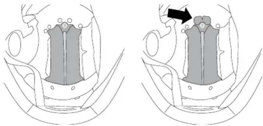 Schuberth E2 - VENTILATION 4 - AÉRATION DE LA TÊTE - 2