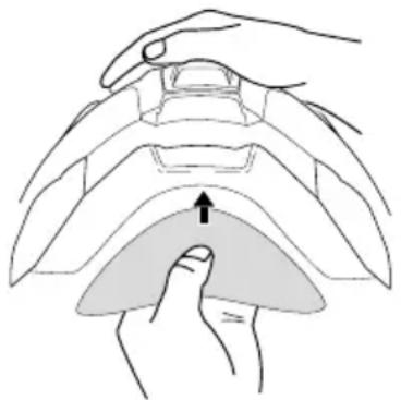 Schuberth E2 - ADDITIONAL WIND DEFLECTOR - 1