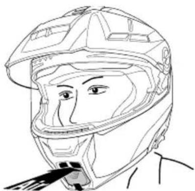 Schuberth E2 - SISTEMA DE VENTILACIÓN 3 - VENTILACIÓN DEL MENTÓN - 1