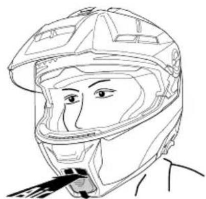 Schuberth E2 - VENTILATION 2 - ADMISSION D'AIR MENTONNIÈRE (ventilation de la visière) - 2
