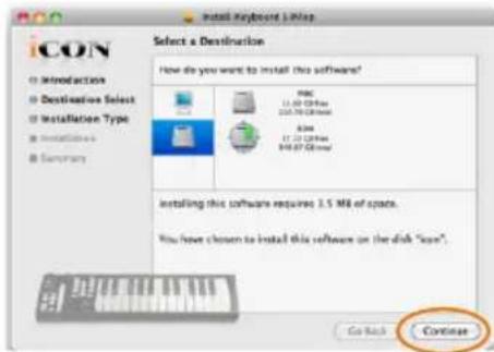 icon iKeyboard 8S - Installez le logiciel iMap à votre Mac/PC Installation du logiciel iMap™ pour Mac SE X - 3