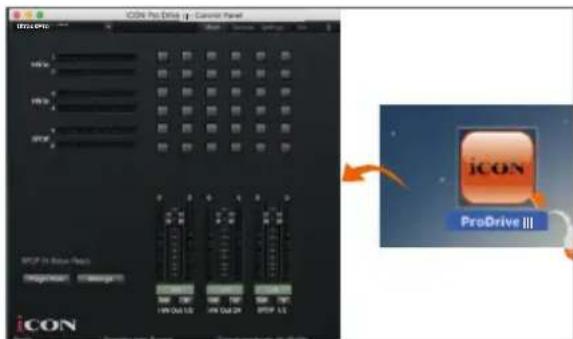 icon Utrack Pro - Lancer le logiciel à l'aide du panneau de commande - 1