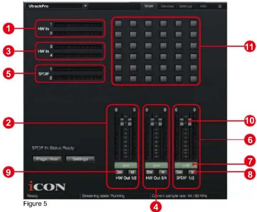 icon Utrack Pro - Panneau de commande du mixer - 1