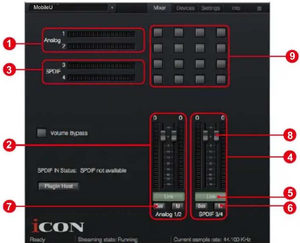 icon MobileU Live - Panneau de commande du mixer(MAC) - 1