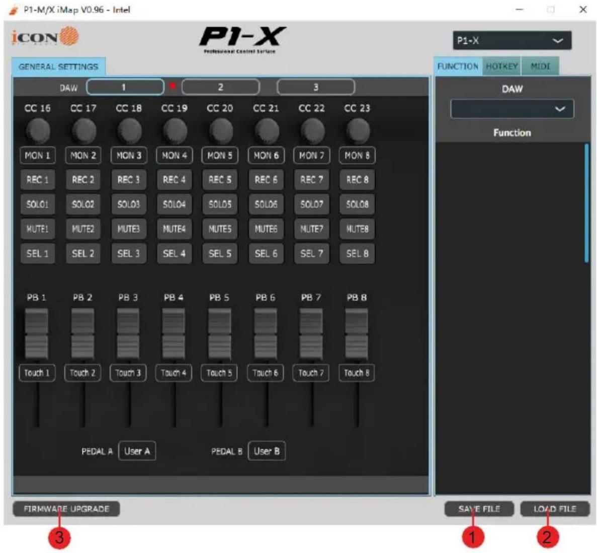 icon P1-X - Autres fonctions sur iMap™ - 1