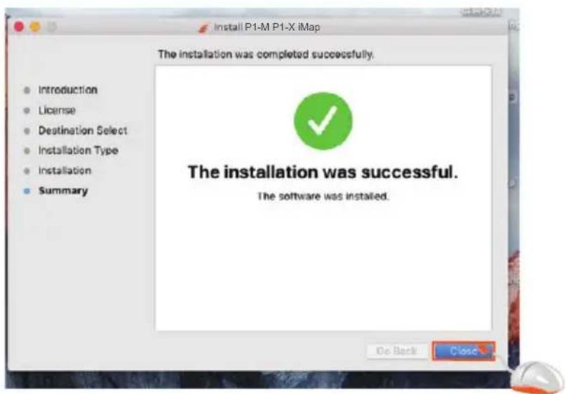 icon P1-X - Installer iMAP™ pour Mac - 6