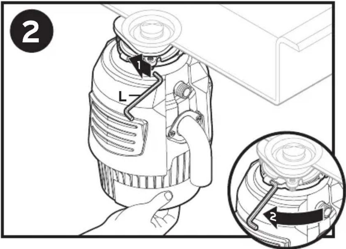 KITCHENAID KGBP734RXX - Existing Disposer Triturador existente Broyeur existant - 2
