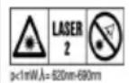 HILTI PM 2-PE - Informacja o laserze - 1