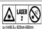 HILTI PM 2-PE - Πληροφορίες λέιζερ - 1