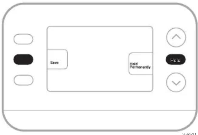 HONEYWELL RTH2CWF - Annulation de la programmation (temporaire) - 1