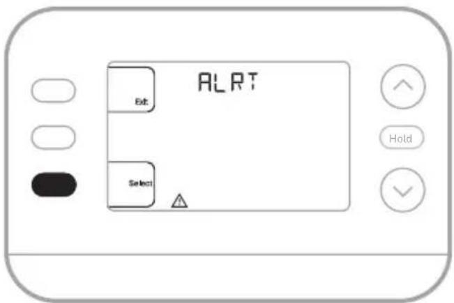 HONEYWELL RTH2CWF - Alertes - 1