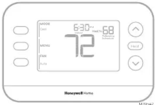 HONEYWELL RTH2CWF - Sustitución de la pieza decorativa - 1
