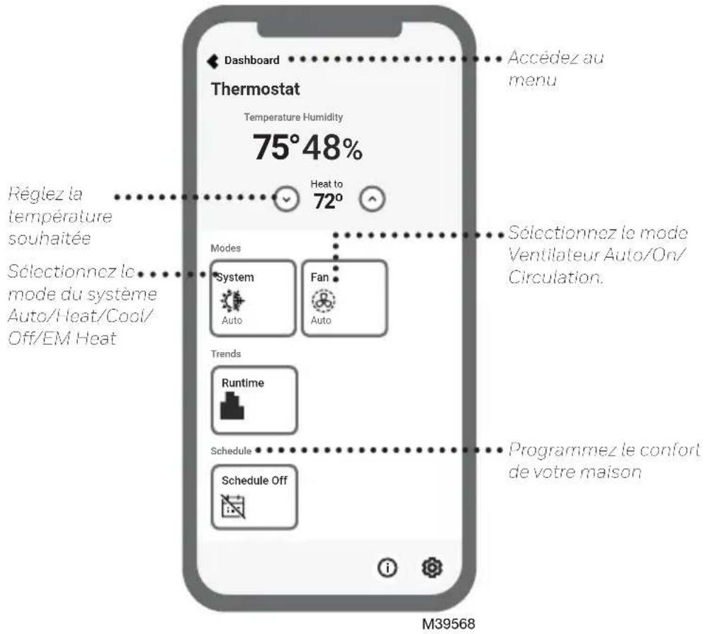 HONEYWELL RTH2CWF - Options de configuration de l'installateur (ISU) - 1