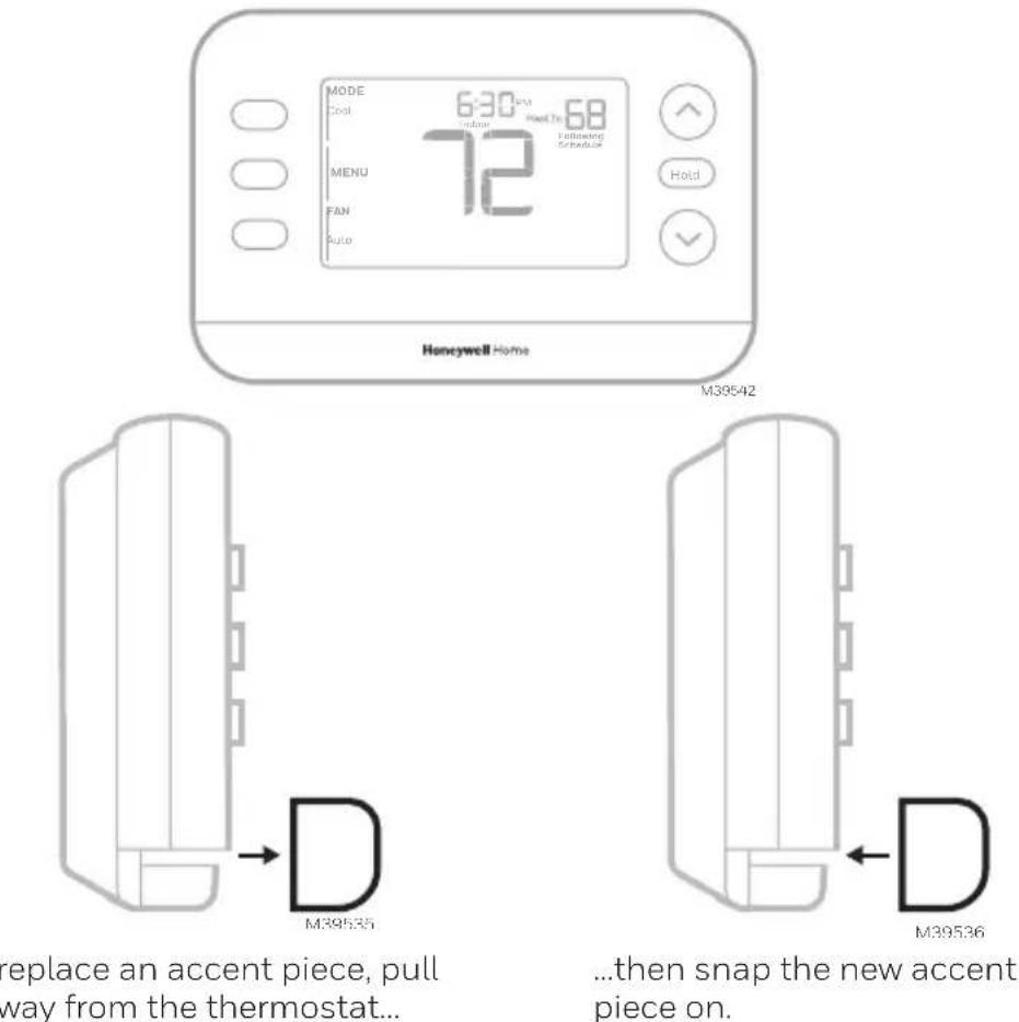 HONEYWELL RTH2CWF - Accent Piece Replacement - 1