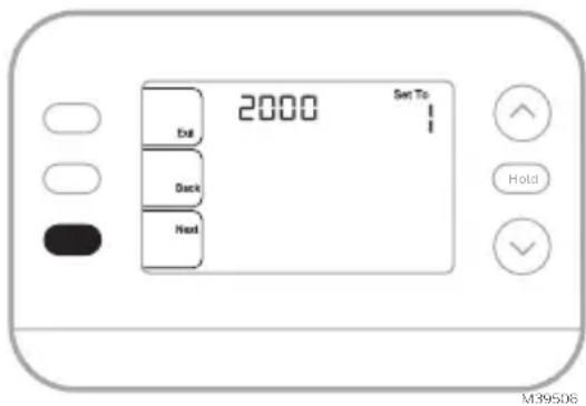 HONEYWELL RTH2CWF - Configuration - 2