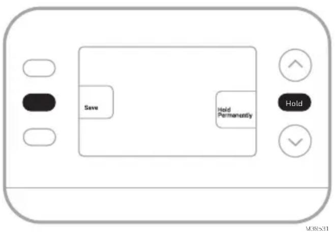 HONEYWELL RTH2CWF - Program Schedule Override (Permanent) - 1