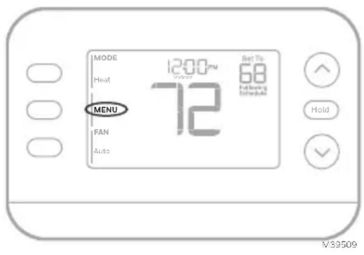 HONEYWELL RTH2CWF - System Setup - 1