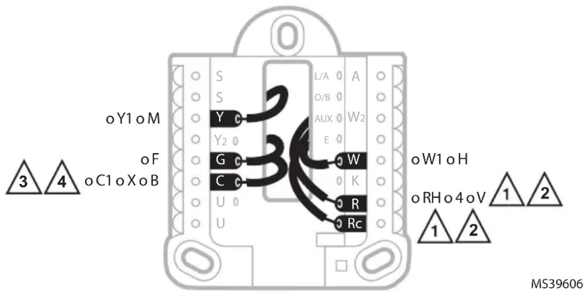 HONEYWELL RTH11B - NOTAS SOBRE EL CABLEADO: - 1