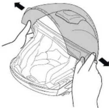 Schuberth J2 - Smontaggio della visiera - 3