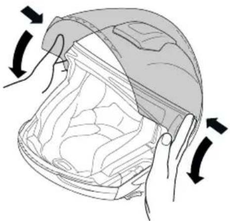 Schuberth J2 - Montage de la visière - 1