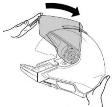 Schuberth J2 - Démontage de la visière - 1