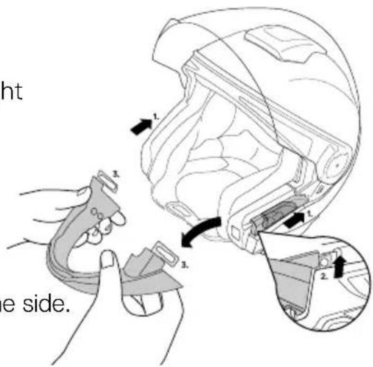 Schuberth J2 - DETACHING THE CHIN BAR - 1