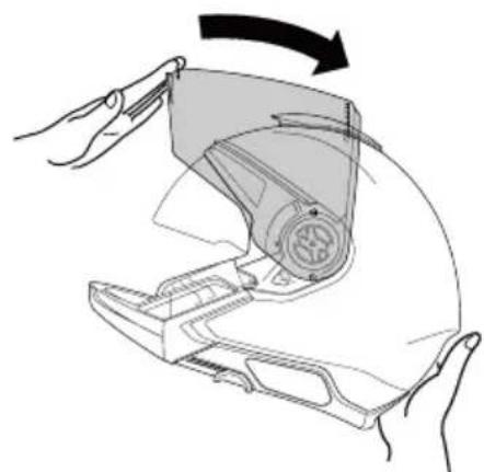 Schuberth J2 - Visier-Ausbau - 1
