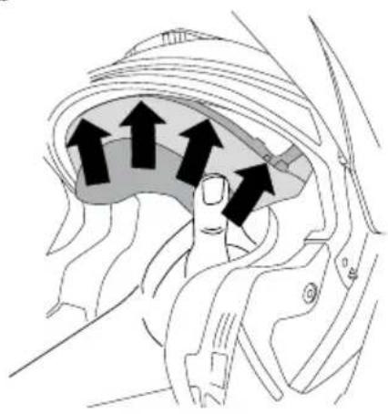 Schuberth J2 - EINBAU KOPFPOLSTER - 3