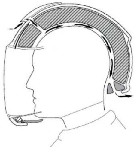 Schuberth J2 - VENTILATION 4 - AÉRATION DE LA TÊTE - 3