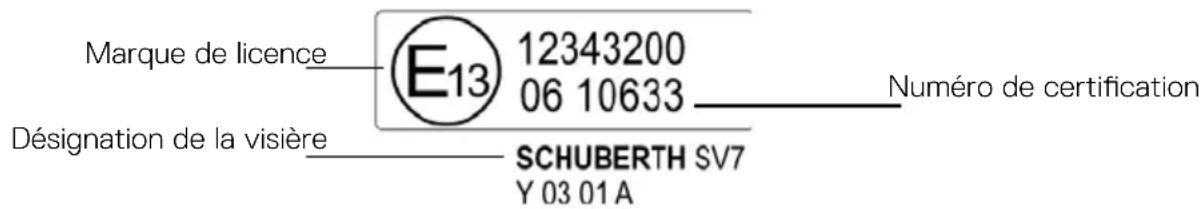 Schuberth J2 - HOMOLOGATION-ECE - 2