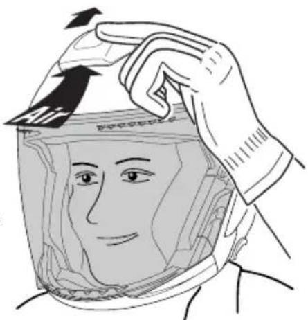 Schuberth J2 - BELÜFTUNG 1 - KOPFBELÜFTUNG - 1