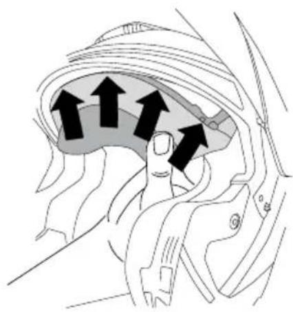 Schuberth J2 - MONTAGE DE LA COIFFE - 2