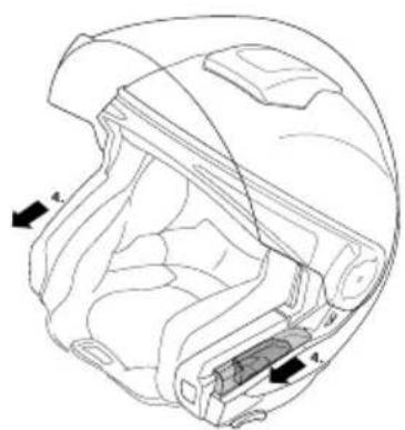Schuberth J2 - DETACHING THE CHIN BAR - 2