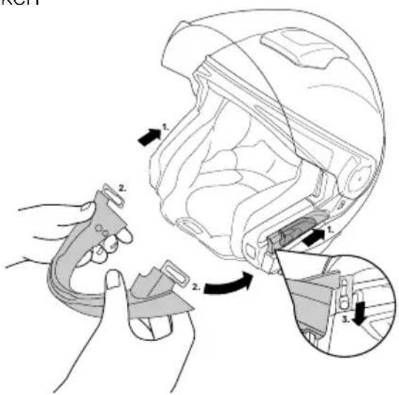 Schuberth J2 - LÖSEN DES KINNTEILS - 2