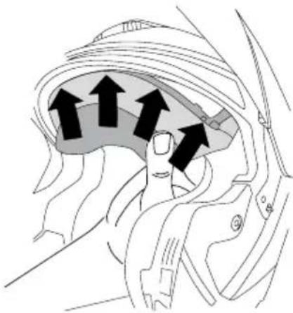 Schuberth J2 - Montaggio delle guance - 1