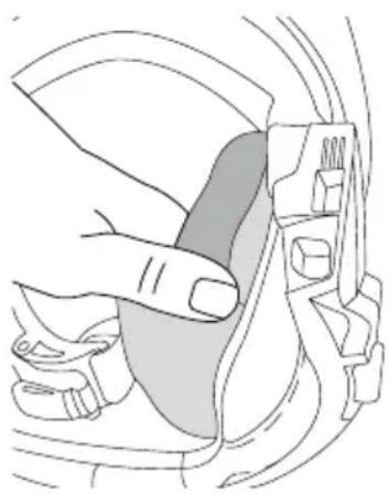 Schuberth J2 - AUSBAU NACKENPOLSTER - 1