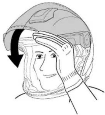 Schuberth J2 - APERTURA DELLA VISIERA - 2