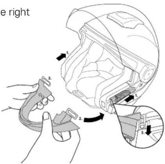 Schuberth J2 - INSTALLING THE CHIN BAR - 1