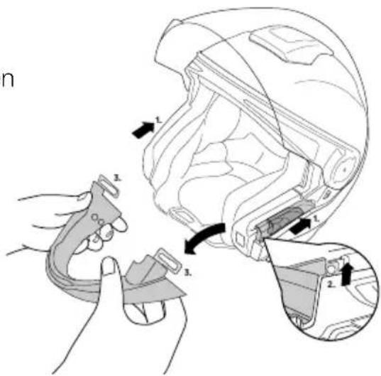 Schuberth J2 - LÖSEN DES KINNTEILS - 1