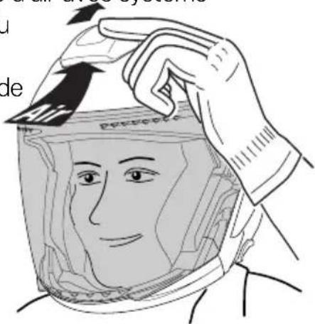 Schuberth J2 - VENTILATION 4 - AÉRATION DE LA TÊTE - 1
