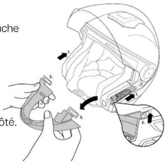 Schuberth J2 - ENLEVER LA MENTONNIÈRE - 1