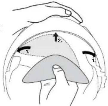 Schuberth J2 - BAVETTE ANTI REMOUS - 1