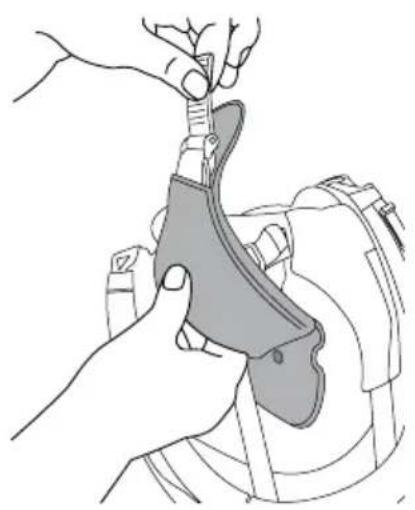 Schuberth J2 - Removing the head pad - 2