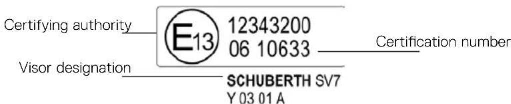 Schuberth J2 - Visor - 1