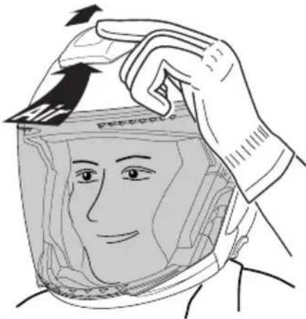 Schuberth J2 - VENTILATION SYSTEM 1 - HEAD VENTILATION - 1