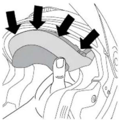 Schuberth J2 - Rimozione dell'imbottitura - 1